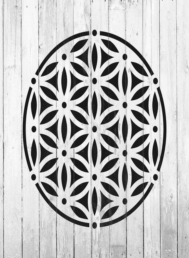Stencil Revolution Sacred Flower of Life Stencil Template for Walls and Crafts - Reusable Stencils for Painting in Small & Large Sizes - Image 4